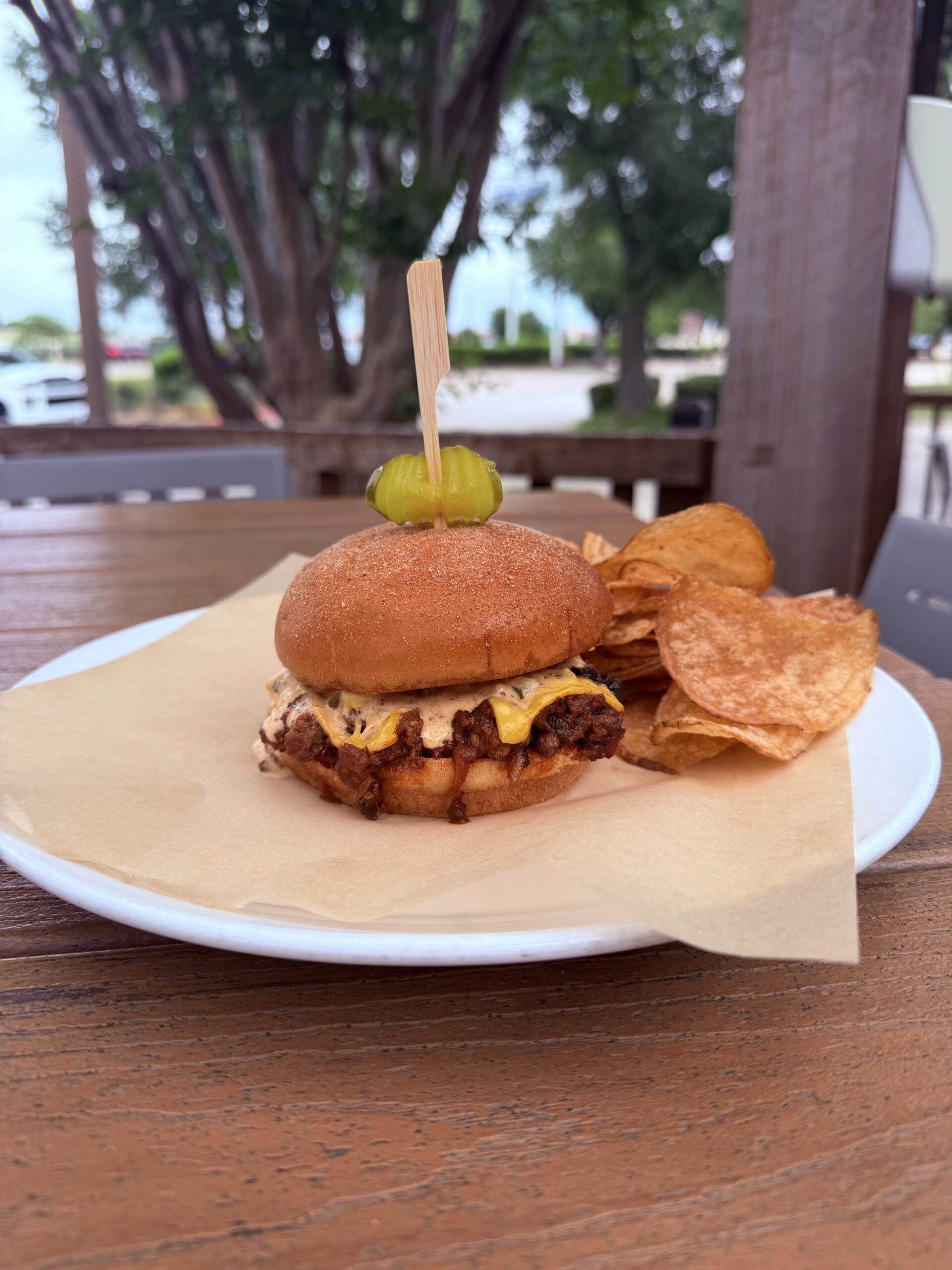 Buffalo Bleu burger