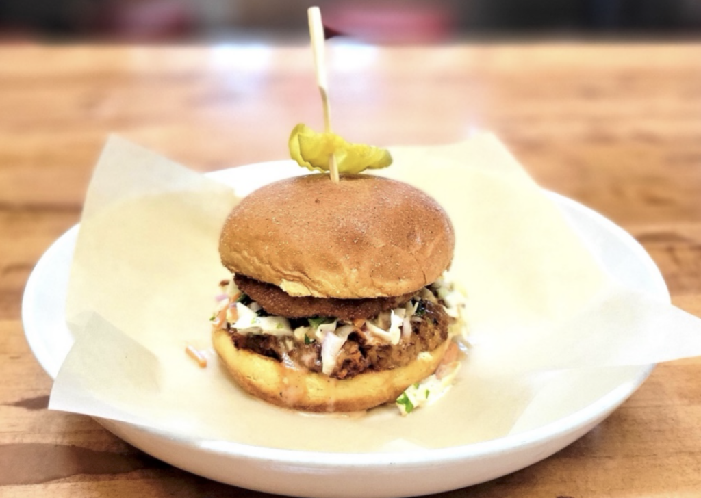 Buffalo Bleu burger