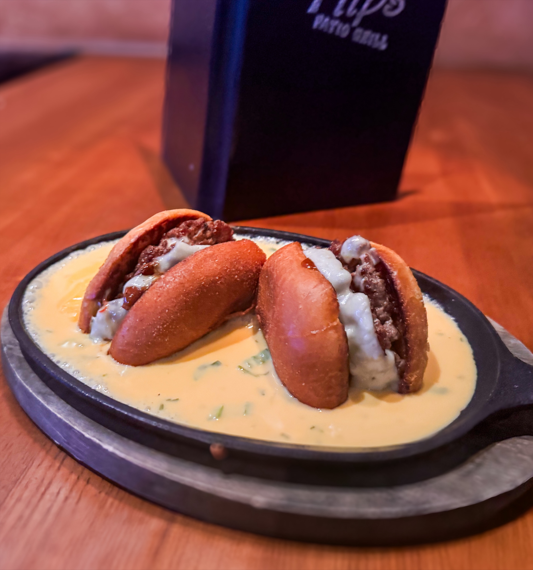 Buffalo Bleu burger